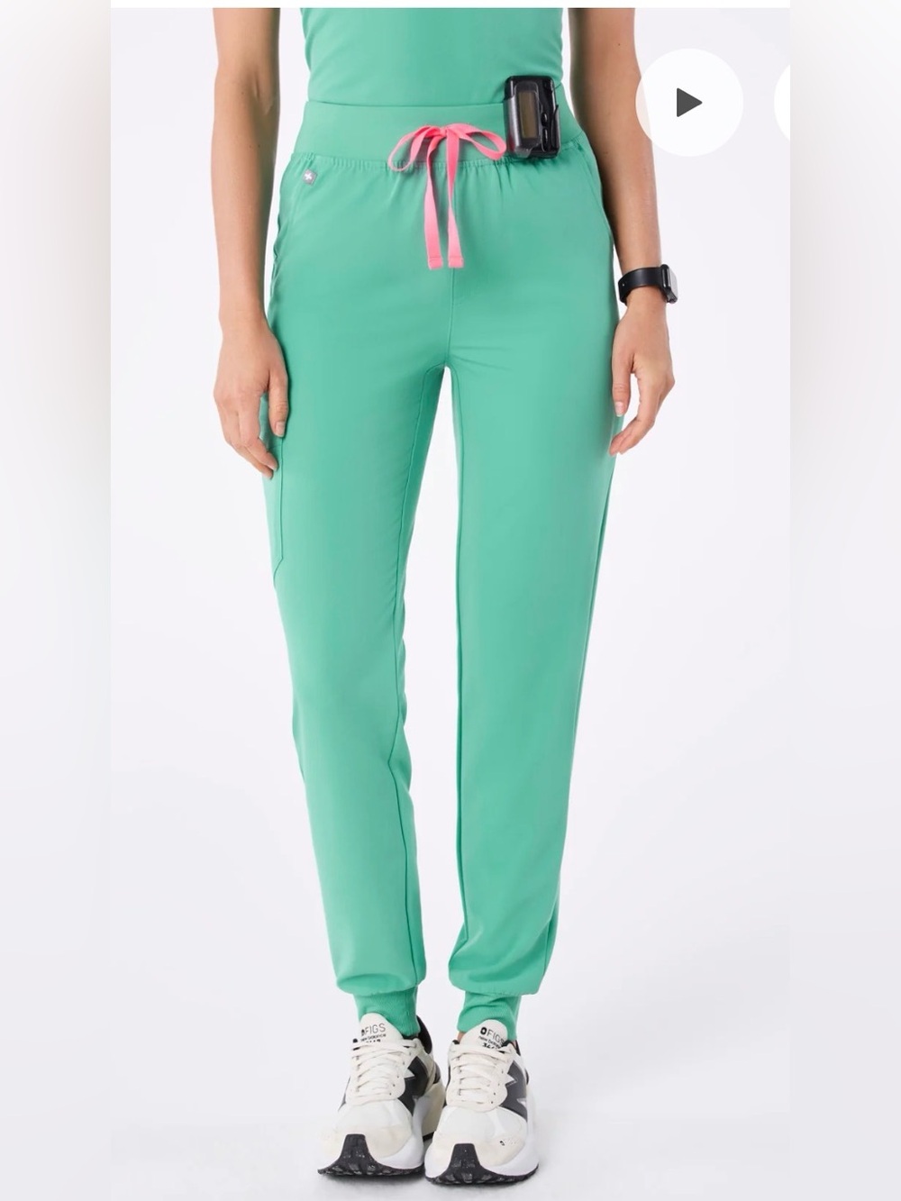 Figs Zamora Surgical Green Track Joggers po1917 size XS